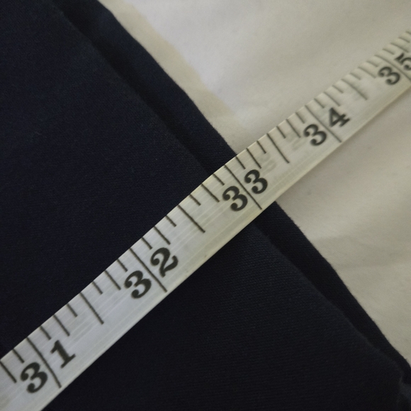 🔥 2/$9 or 3/$13   George Women's Navy Blue Wide-Leg Cropped Trousers - Picture 7 of 8